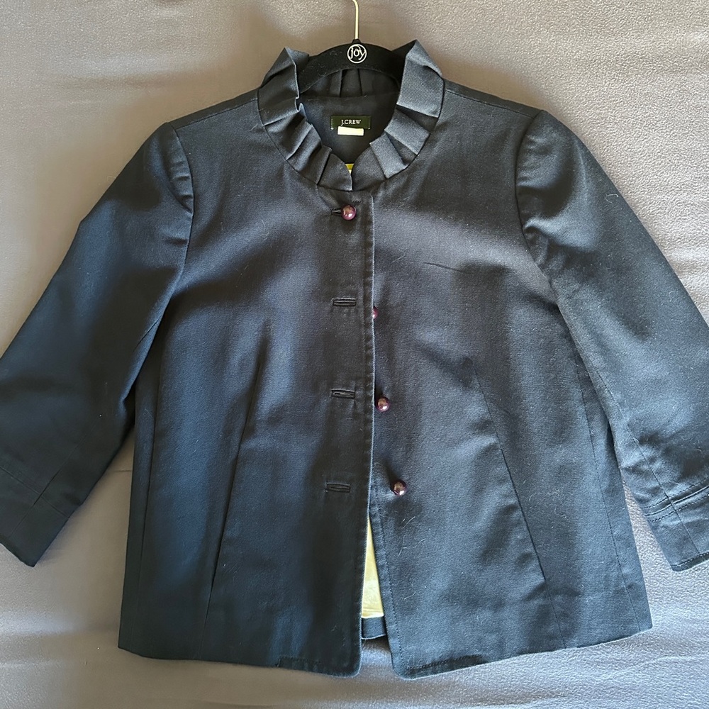 Chic Black Button-Up Jacket